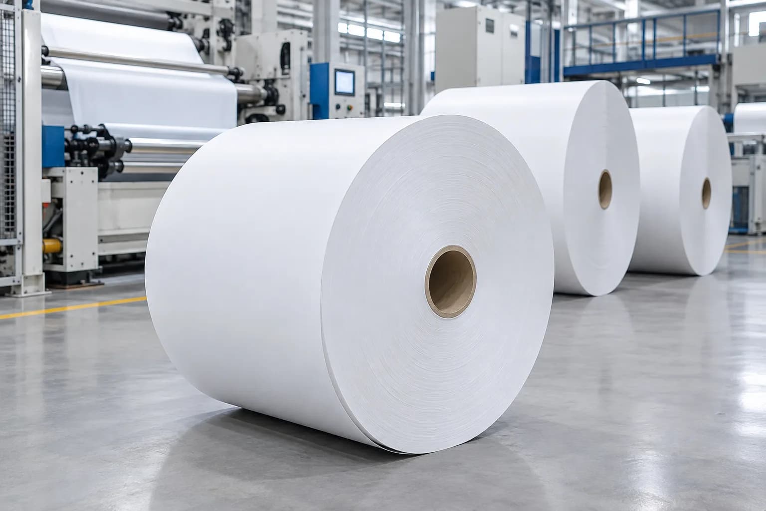 Thermal paper jumbo rolls
